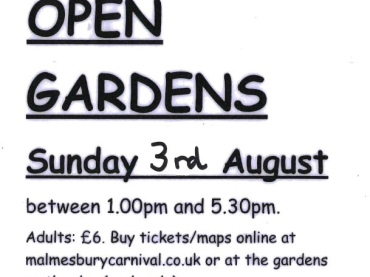 Malmesbury Carnival Open Gardens